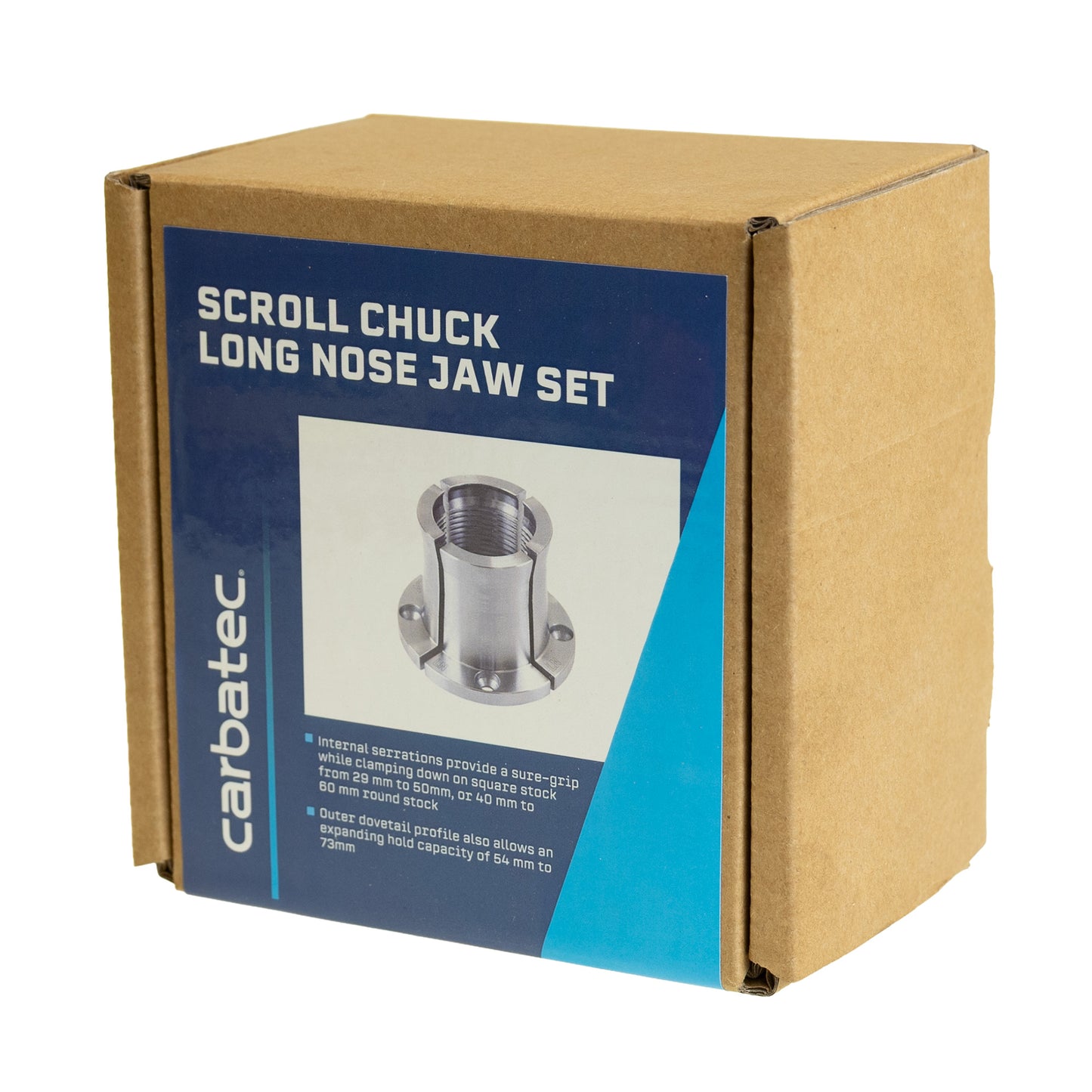 Carbatec Scroll Chuck Long Nose Jaw Set