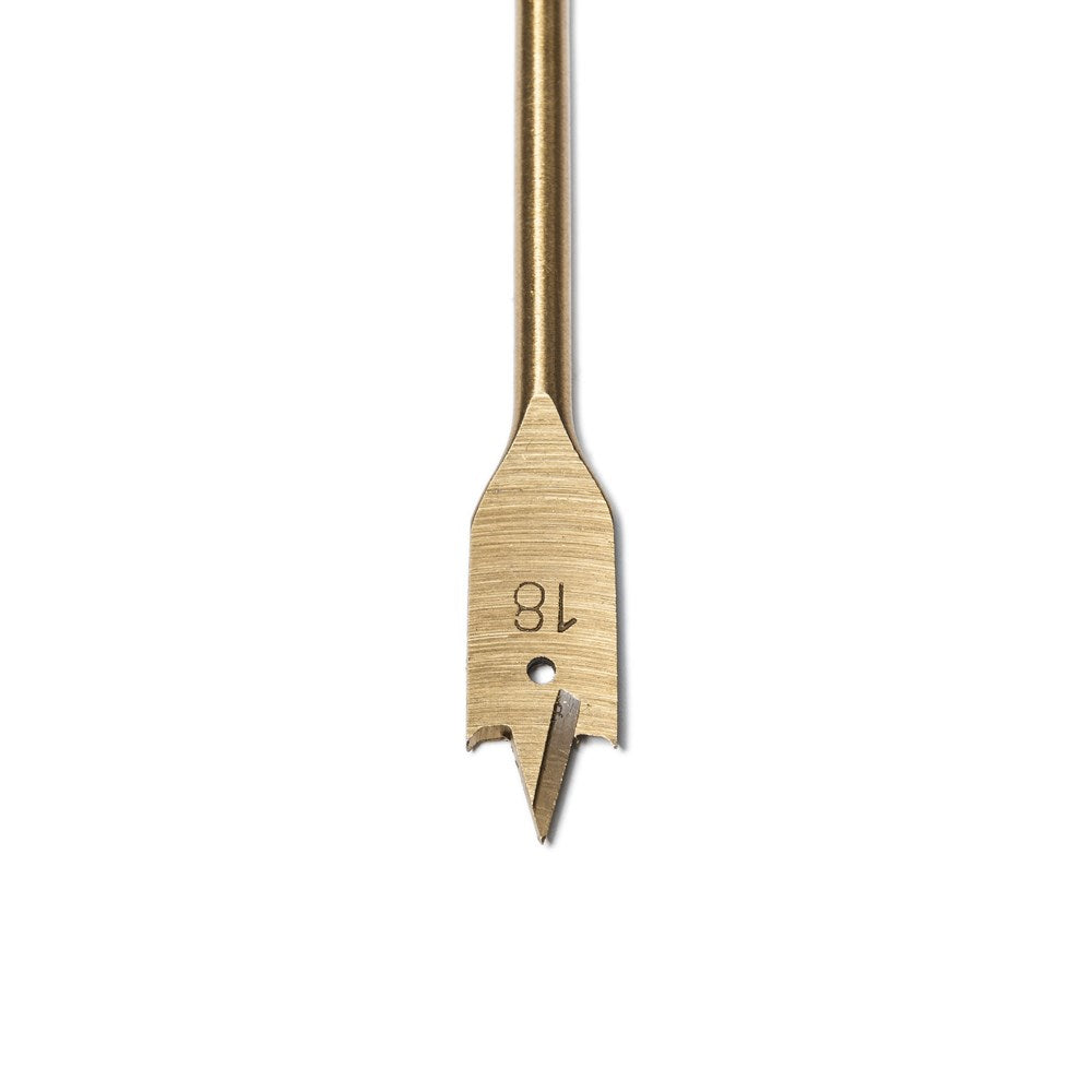 Carbatec Titanium Nitride 13 Piece Metric Spade Bit Set