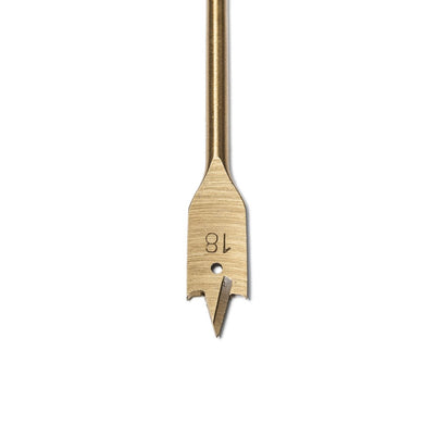 Carbatec Titanium Nitride 13 Piece Metric Spade Bit Set