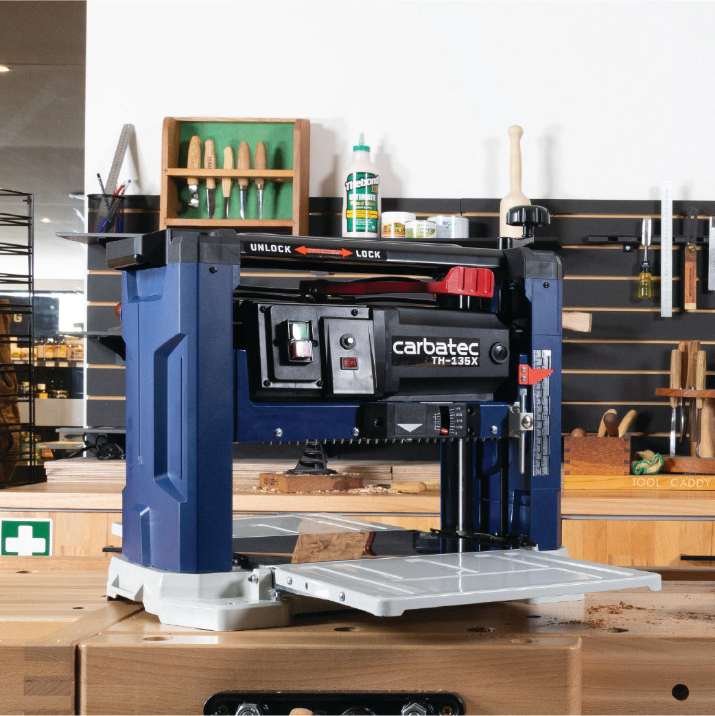 Carbatec 330mm Helical Head Benchtop Thicknesser