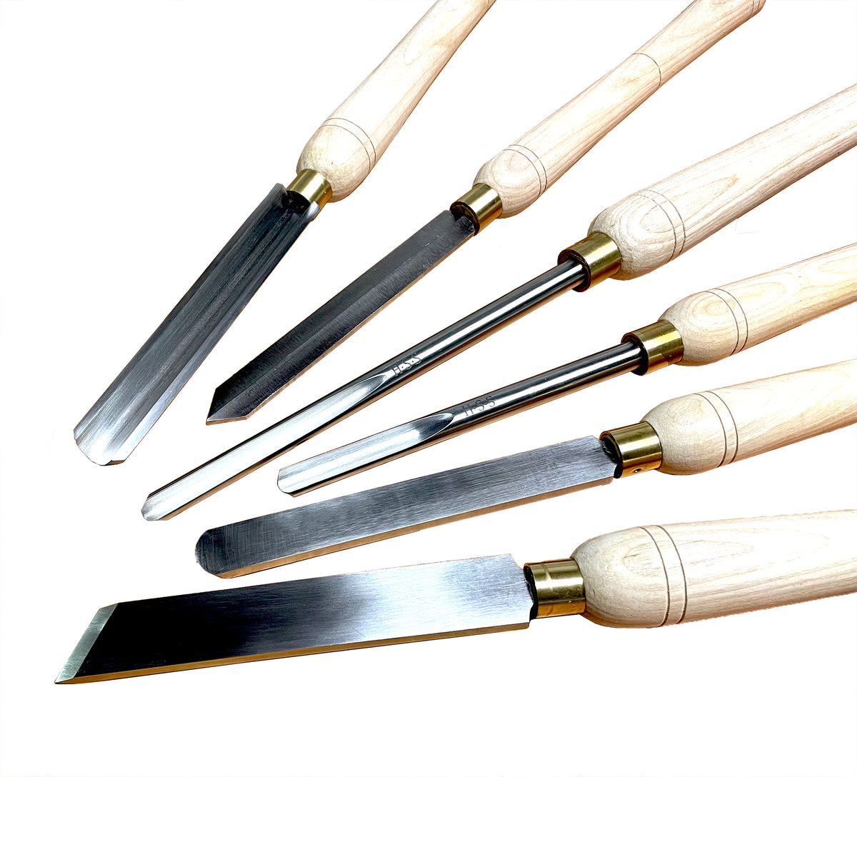 Carbatec 6PC HSS Woodturning Set