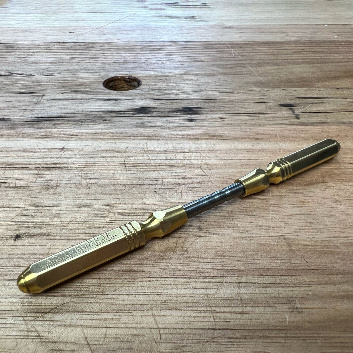 ACCU-BURR™ Carbide Burnisher with Solid Brass Handles