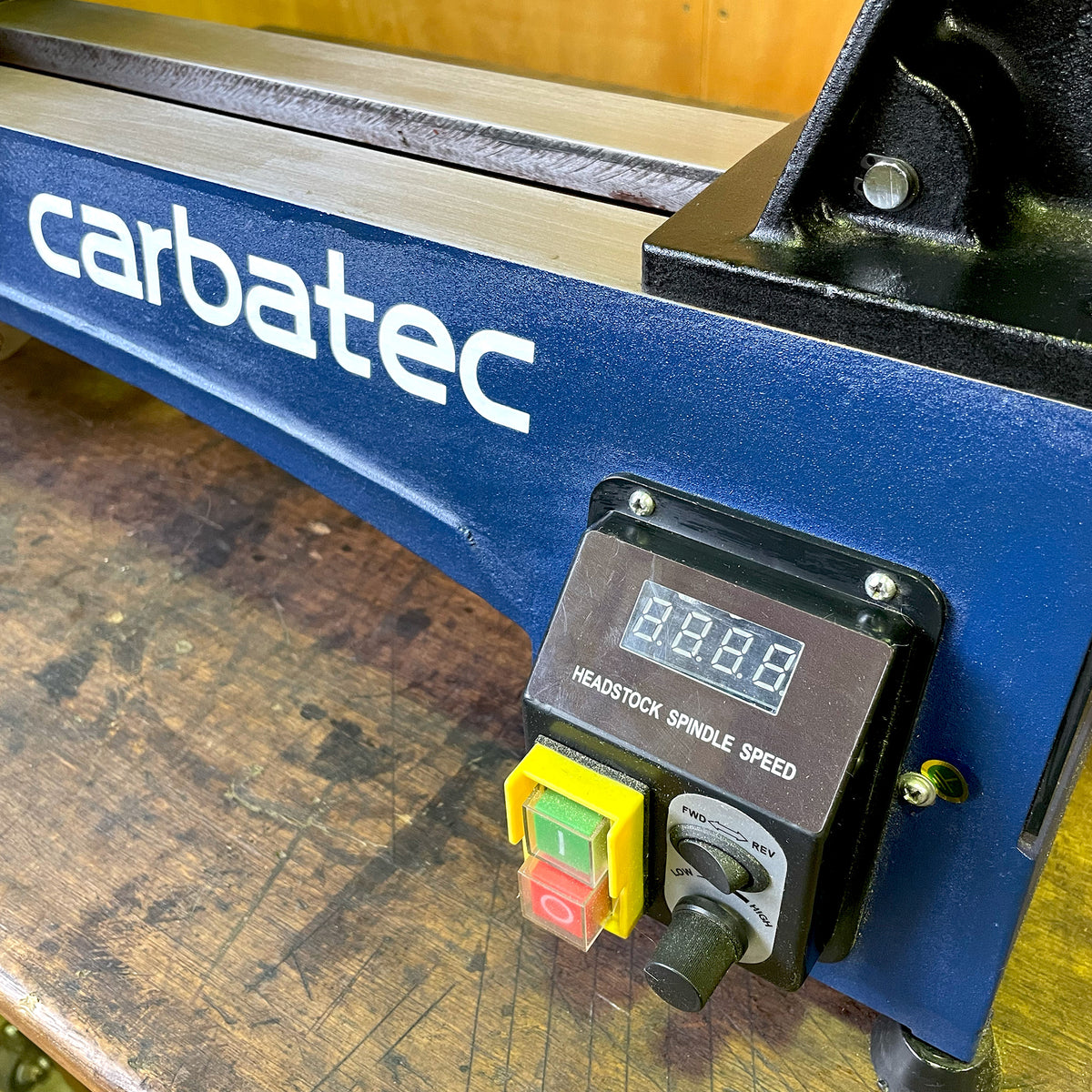Carbatec EVS Benchtop Mini Lathe & Open Back Scroll Chuck Bundle