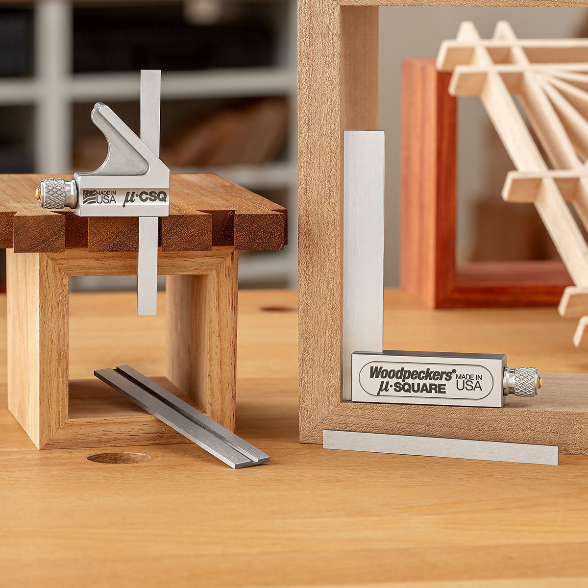 Woodpeckers Micro Joinery Square with Rack-It