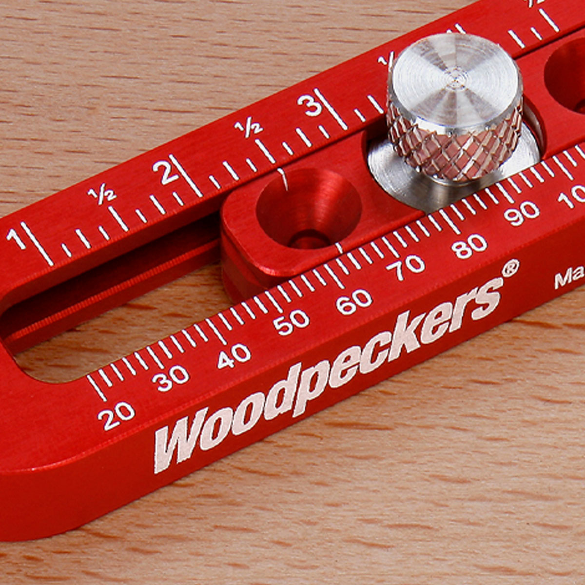 Woodpeckers Pocket Compass - 1” – 7” Range