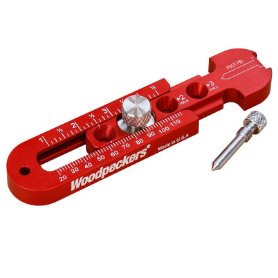 Woodpeckers Pocket Compass - 1” – 7” Range