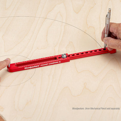 Woodpeckers Pocket Compass XL - 2” – 21” Range