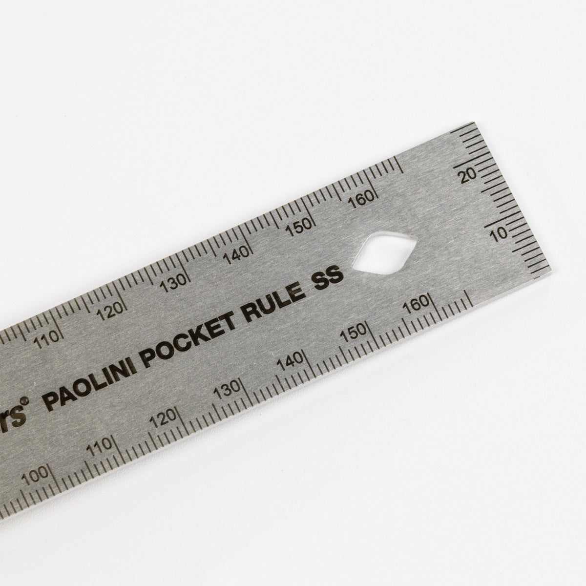 Woodpeckers Paolini Pocket Rule 150mm Stainless Steel PPRSS-150-19
