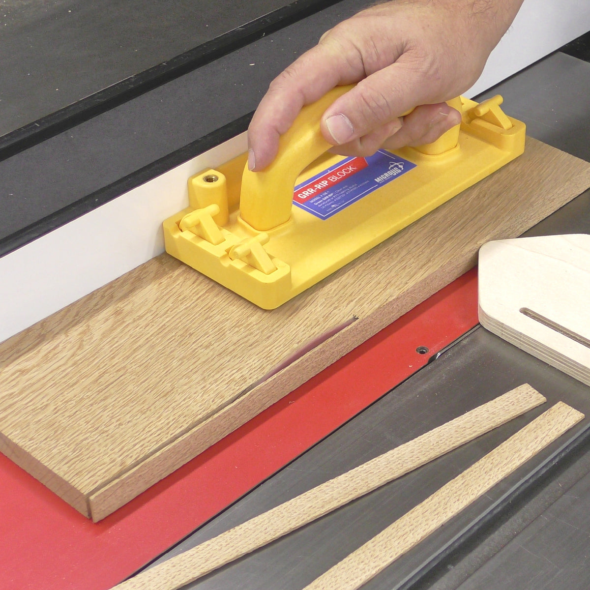 Microjig Zeroplay miter stop