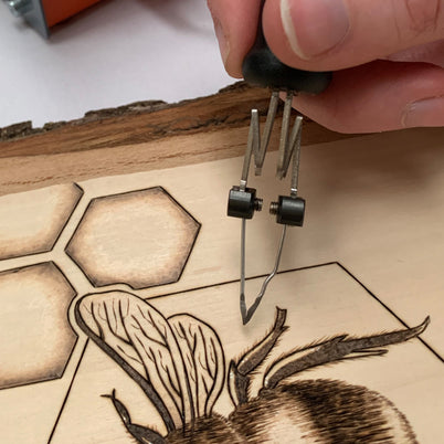 Robert Sorby Mix Set of Knife Points (3 Pack) for the Peter Child Artist's Pyrography Machine.